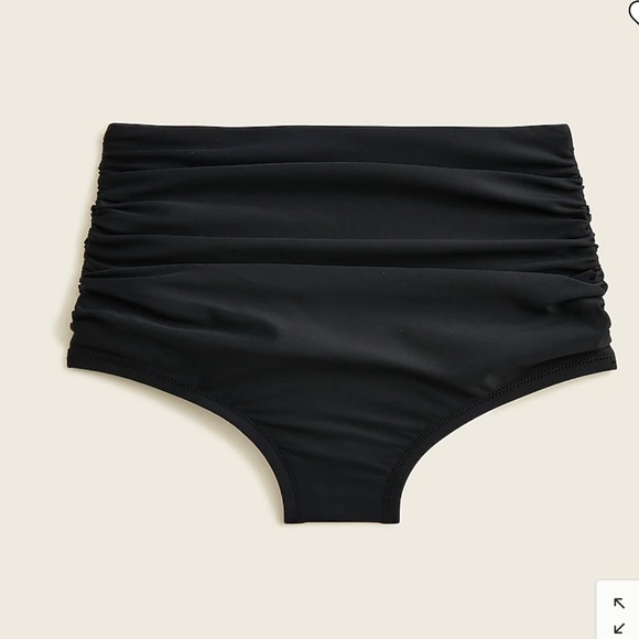 NWT! J. Crew High-waisted ruched bikini bottom Size XS/2 - Picture 3 of 5